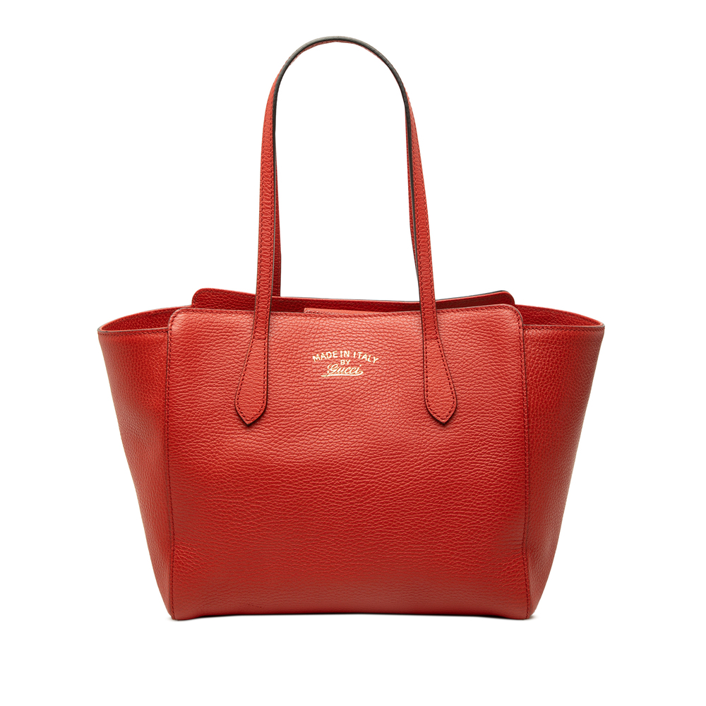 Pre-Loved Gucci Small Calfskin Swing Tote